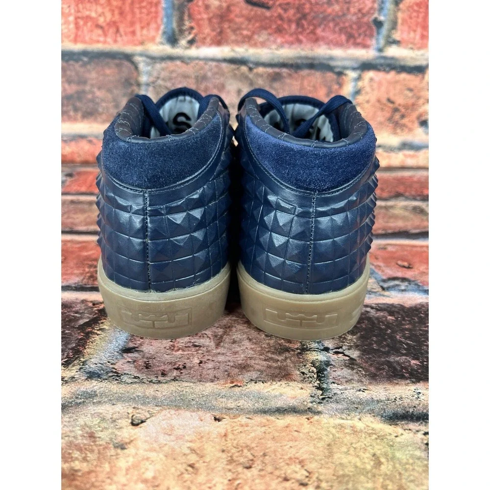 Nike Lebron XIII Lifestyle Dark Obsidian Studded 819859 400 Mens Sz‎ 11